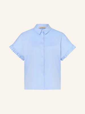 Smith & Soul Bluzka Z Falbanami blau JASNONIEBIESKI