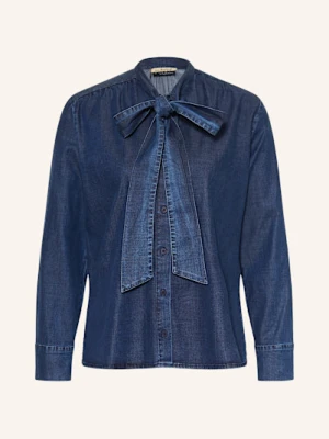 Smith & Soul Bluzka Z Wiązaniem Pod Szyją W Stylu Jeansowym blau