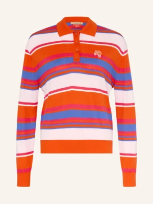 Smith & Soul Dzianinowa Koszulka Polo orange