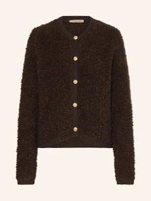 Smith & Soul Kardigan Z Materiału Bouclé braun