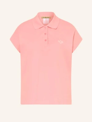 Smith & Soul Koszulka Polo Z Pikowanym Wzorem pink