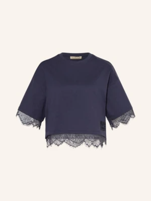 Smith & Soul Koszulka Z Koronką blau GRANATOWY