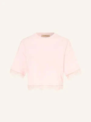 Smith & Soul Koszulka Z Koronką rosa