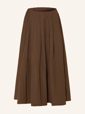 Smith & Soul Plisowana Spódnica braun