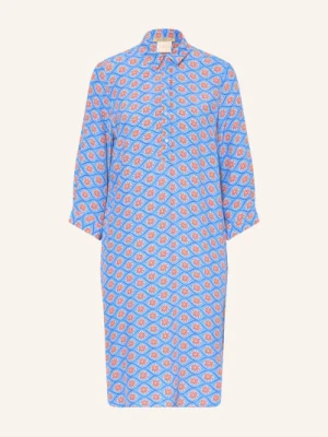Smith & Soul Sukienka Koszulowa Z Rękawami 3/4 blau beżowy