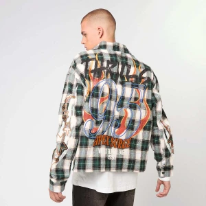 Smoke Rise Thrills Woven Shirt mężczyźni Wiatrówka wielokolorowy rozmiar Odzież