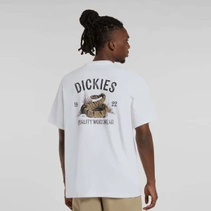 Dickies Snake Short Sleeve Tee mężczyźni T-Shirty i Polo biały rozmiar Odzież