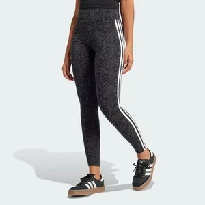 Snakeskin Allover Print Leggings Adidas