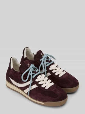 Sneaker Low z licowej skóry bydlęcej model 'Mila 2' Marc O'Polo Ciemnobrązowy