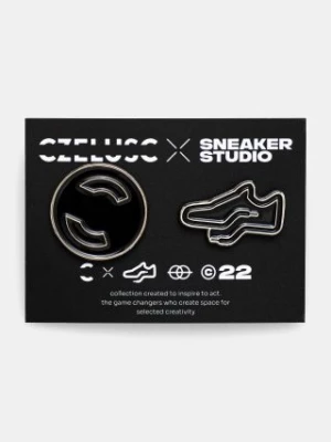 SneakerStudio przypinka x Czeluść PIN.COLLAB.SSXCZ-CZARNY