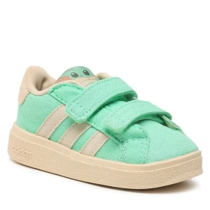 Sneakersy adidas adidas Grand Court x Disney Grogu Shoes Kids IG0450 Zielony