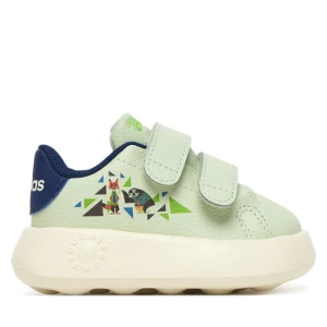 Sneakersy adidas Disney Advantage JQ4376 Zielony