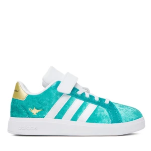 Sneakersy adidas Disney Jasmine Grand Court 2.0 JR4919 Turkusowy