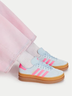 Sneakersy adidas Gazelle Bold KI9837 Niebieski jasny