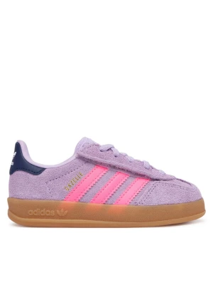 Sneakersy adidas Gazelle Indoor Comfort Closure Elastic Lace IH4012 Fioletowy
