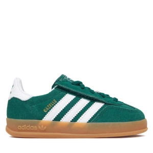 Sneakersy adidas Gazelle Indoor Comfort Closure Elastic Lace IH9130 Zielony