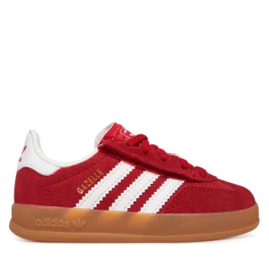 Sneakersy adidas Gazelle Indoor Comfort Closure Elastic Lace IH9132 Czerwony