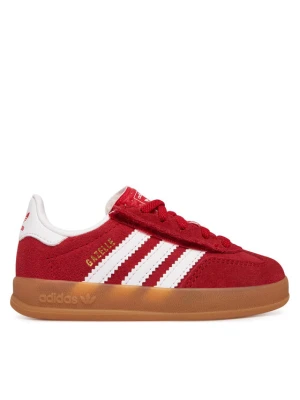 Sneakersy adidas Gazelle Indoor Comfort Closure Elastic Lace IH9132 Czerwony
