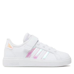 Sneakersy adidas Grand Court Lifestyle Court Elastic Lace and Top Strap Shoes GY2327 Biały