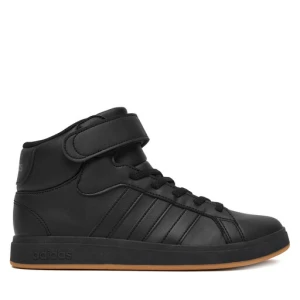 Sneakersy adidas Grand Court Mid K JR0804 Czarny