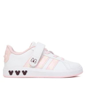 Sneakersy adidas Grand Court Minnie El K JR8134 Biały