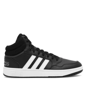 Sneakersy adidas HOOPS 3.0 MID GW3020 Czarny