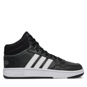 Sneakersy adidas Hoops 3.0 Mid K GW0402 Czarny