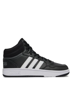 Sneakersy adidas Hoops 3.0 Mid K GW0402 Czarny