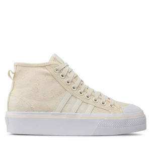 Sneakersy adidas Nizza Platform Mid W GX8356 Beżowy