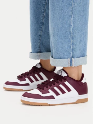 Sneakersy adidas Rapid Court Low Shoes KI3898 Bordowy