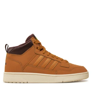 Sneakersy adidas Rapid Court Mid Winterized JR0171 Brązowy