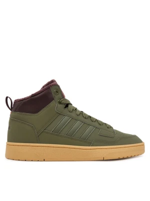 Sneakersy adidas Rapid Court Mid Winterized JR0184 Zielony