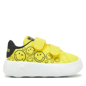 Sneakersy adidas Smiley Advantage JI0501 Żółty