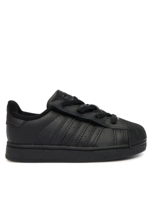 Sneakersy adidas Superstar II Comfort Closure Elastic Lace JR9415 Czarny