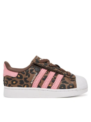 Sneakersy adidas Superstar II Comfort Closure Elastic Lace KK2125 Brązowy