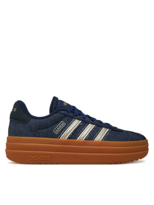 Sneakersy adidas VL Court Bold JS4471 Granatowy