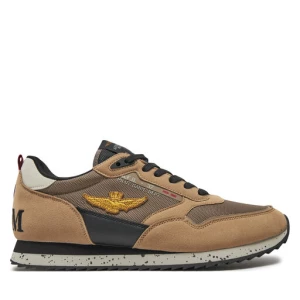 Sneakersy Aeronautica Militare 242SC288CT3379 Beżowy