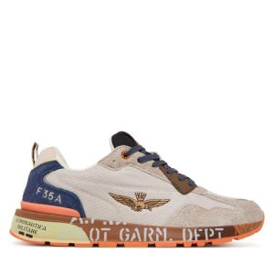 Sneakersy Aeronautica Militare 252SC0276UCT03546 Beżowy