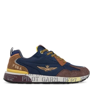 Sneakersy Aeronautica Militare 252SC0276UCT03546 Granatowy