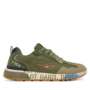 Sneakersy Aeronautica Militare 252SC0276UCT04249 Zielony