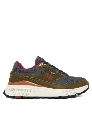 Sneakersy Aeronautica Militare 252SC0318UCT04248 Zielony