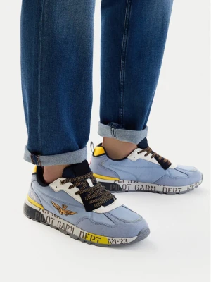 Sneakersy Aeronautica Militare 261SC0276UCT04327 Niebieski