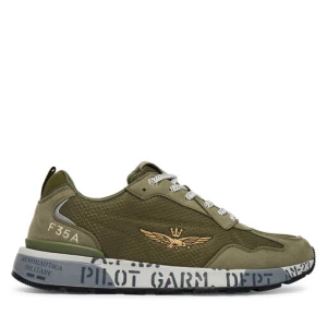 Sneakersy Aeronautica Militare 261SC0276UCT04327 Zielony