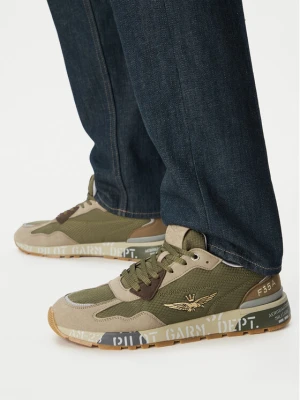 Sneakersy Aeronautica Militare 261SC0276UCT04327 Zielony