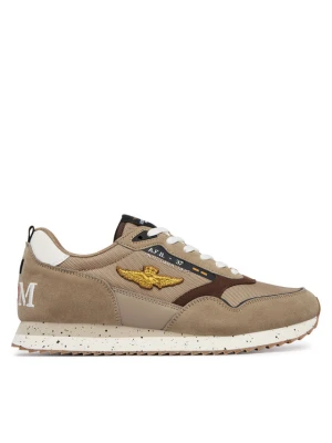 Sneakersy Aeronautica Militare 261SC0288UCT03545 Beżowy