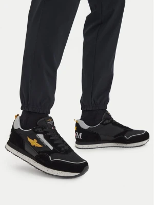 Sneakersy Aeronautica Militare 261SC0288UCT03545 Czarny