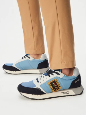 Sneakersy Aeronautica Militare 261SC0292UCT03331 Niebieski