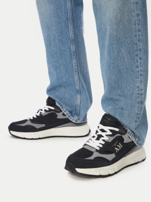 Sneakersy Aeronautica Militare 261SC0318UCT04248 Granatowy