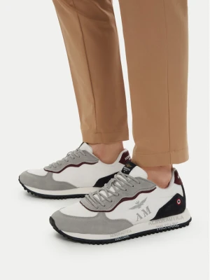 Sneakersy Aeronautica Militare 261SC0320UPL00313 Biały