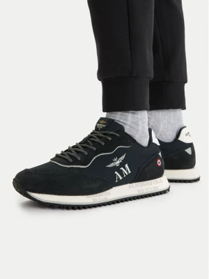 Sneakersy Aeronautica Militare 261SC0320UPL00313 Granatowy